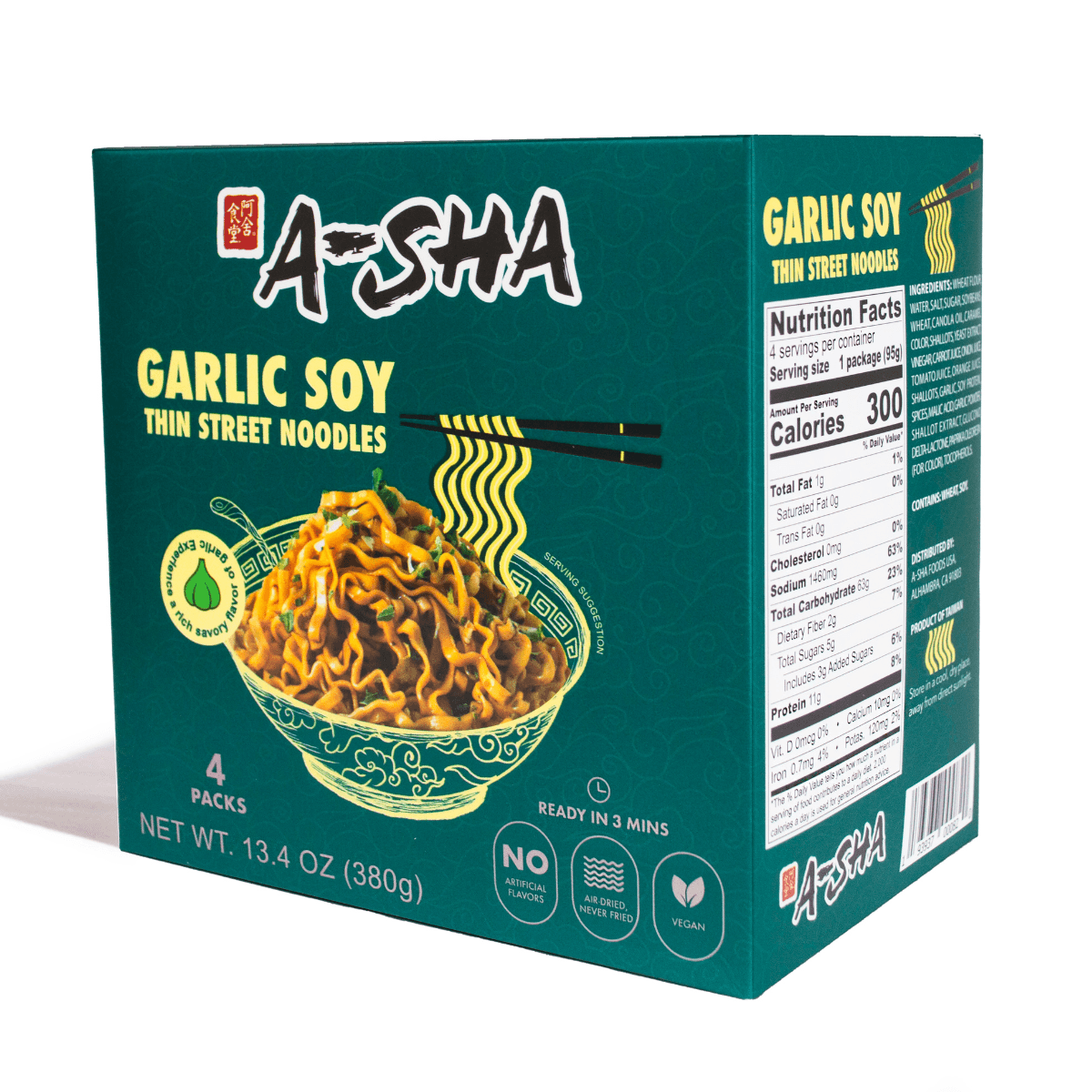 GARLIC SOY THIN STREET NOODLES