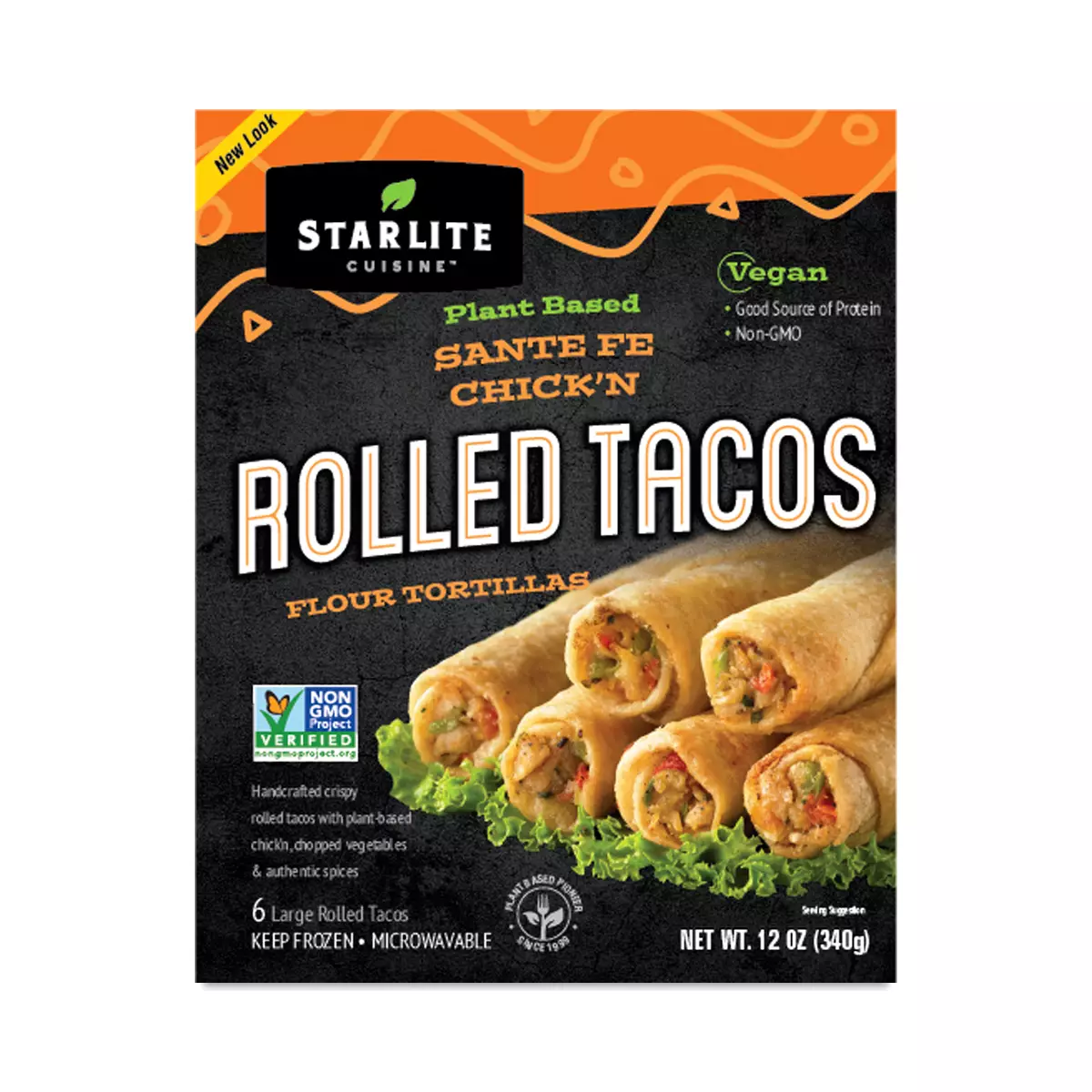 Vegan Rolled Tacos Santa Fe Style
